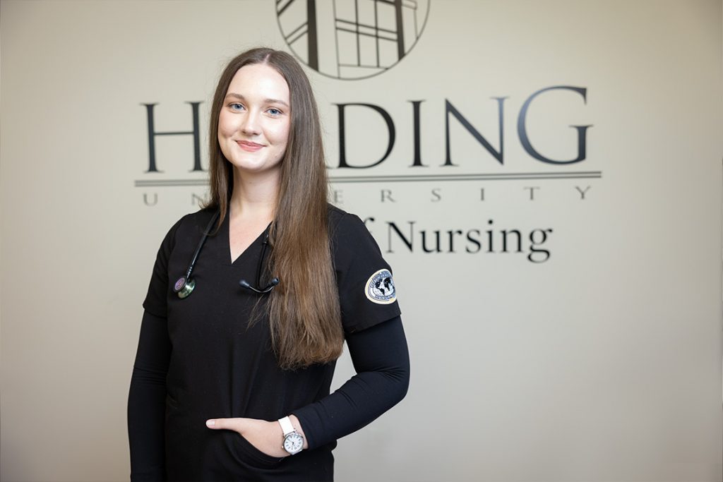 harding nursing student portrait